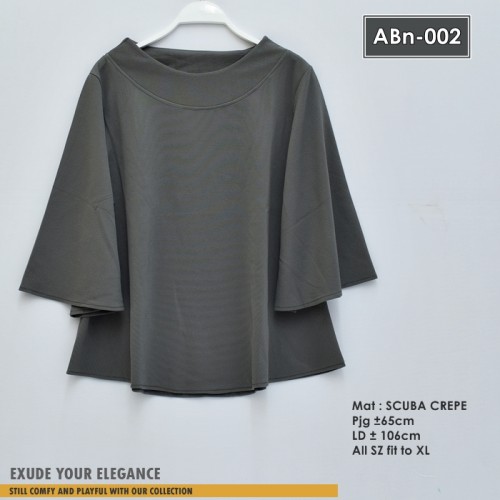 ABn-002 Blouse Scuba Crepe