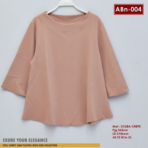 ABn-004 Blouse Scuba Crepe