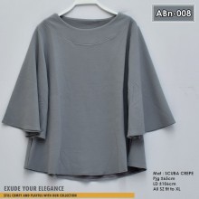 ABn-008 Blouse Scuba Crepe