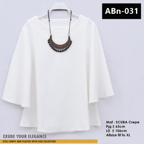 ABn-031 Blouse Scuba Crepe