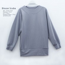 ABn-035 Blouse Scuba Crepe