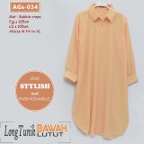 AGs-034  Atasan Tunik Bubble Crepe
