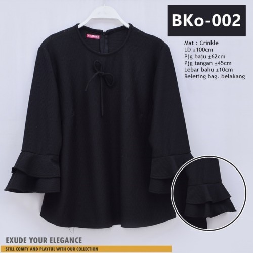 BKo-002 Atasan Wanita Bahan Babat import