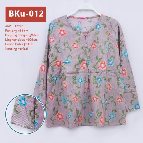 BKu-012 Atasan Wanita fashion motif