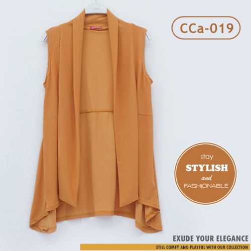 CCa-019 Cardigan Tanpa Lengan