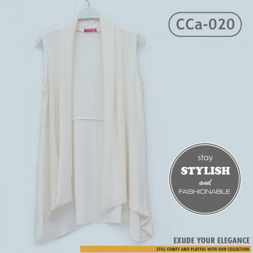 CCa-020 Cardigan Tanpa Lengan