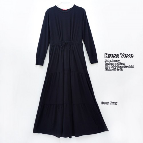 GAd-057 Gamis Tali Pinggang Bertingkat