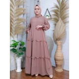 GAi-036 Lila Dress - Gamis Polos Ceruti Babydoll