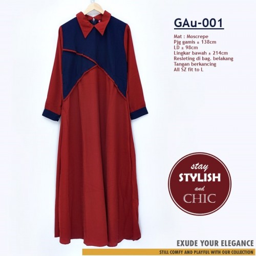 GAu-001 Gamis Fashion Kombinasi