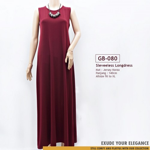 GB-080 Gamis Tanpa Lengan
