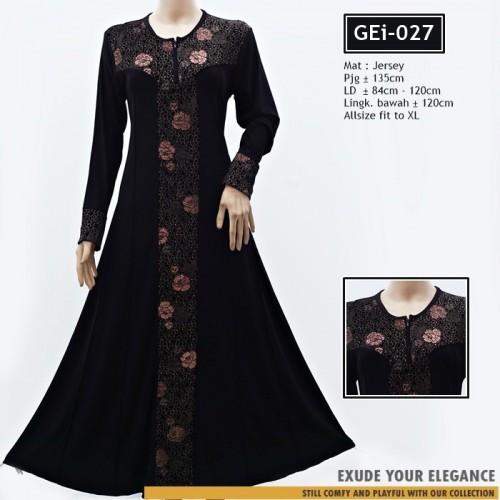 GEi-027 Gamis Jersey mix Bludru