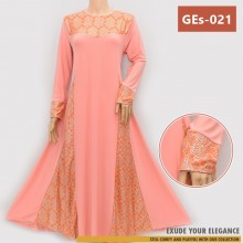 GEs-021 Gamis Pesta Kombinasi