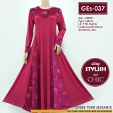GEs-037 Gamis Pesta Kombinasi