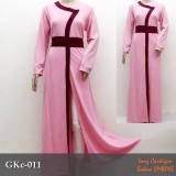 GKc-011 Gamis Long Kardigan Kancing
