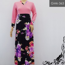 GMk-363 Gamis jersey kombinasi