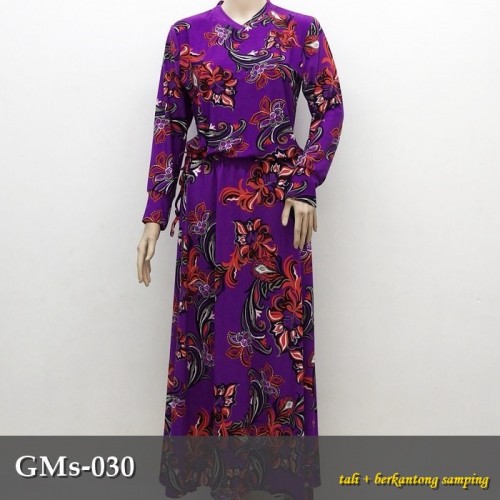 GMs-030 Gamis Tali Pinggang Berkantong