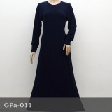 GPa-011 Gamis Polos Semi Klok