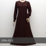 GPa-022 Gamis Polos Semi Klok
