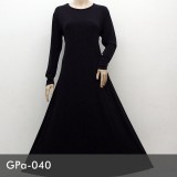 GPa-040 Gamis Polos Semi Klok