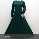 GPa-061 Gamis Polos Semi Klok