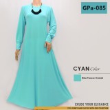 GPa-085 Gamis Polos Semi Klok
