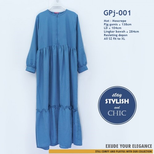 GPj-001 Gamis Polos Rempel