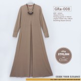 GRa-008 Gamis Resleting Depan