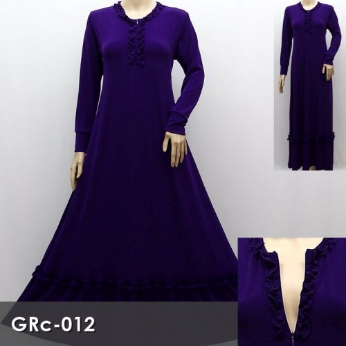 GRc-012 Gamis Payung Renda Bersleting