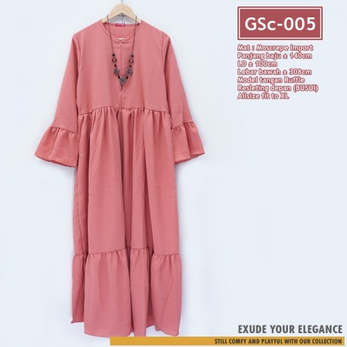 GSc-005 Gamis JILLY Ruffle Dress