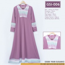 GSi-006 Gamis Jersey mix Rajut