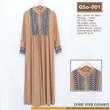 GSo-001 Gamis Jersey mix Rajut