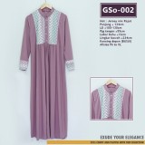 GSo-002 Gamis Jersey mix Rajut