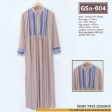 GSo-004 Gamis Jersey mix Rajut