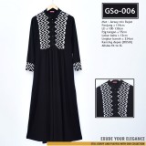 GSo-006 Gamis Jersey mix Rajut
