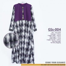 GSs-004 Gamis Semi Woll Kombinasi