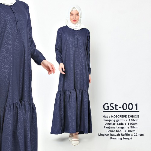 GSt-001 Ruffle Dress Emboss