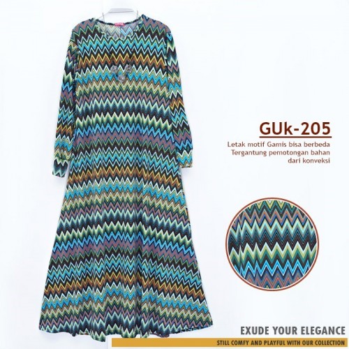 GUk-205 Gamis Payung GUk