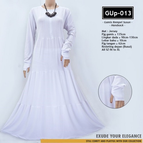 GUp-013 Gamis Handsock Polos