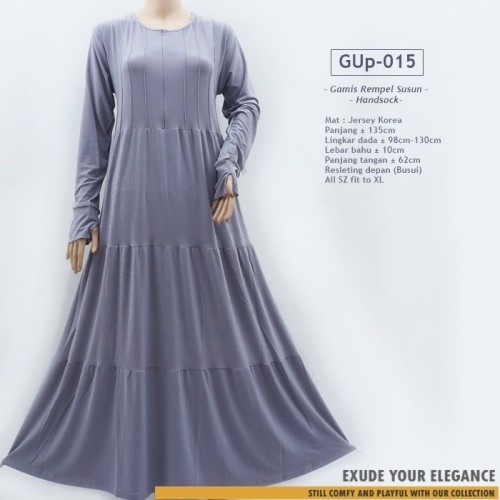 GUp-015 Gamis Handsock Polos