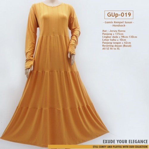 GUp-019 Gamis Handsock Polos