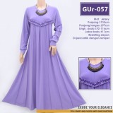 GUr-057 Gamis Rempel Polos Busui
