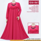 GUr-061 Gamis Rempel Polos Busui