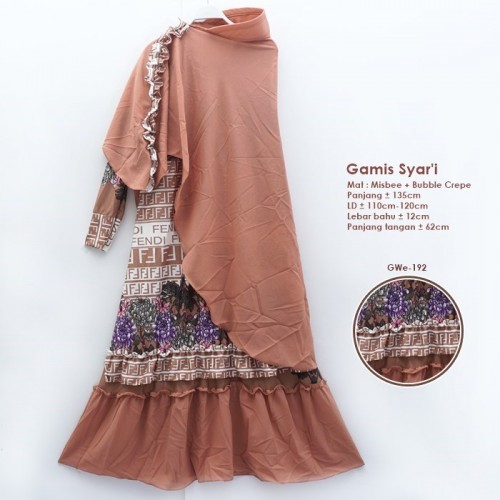 GWe-192 Gamis Annisa Syar'i