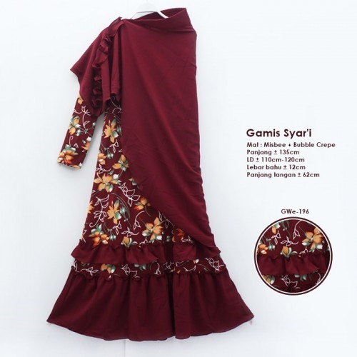 GWe-196 Gamis Annisa Syar'i