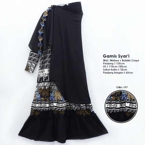 GWe-197 Gamis Annisa Syar'i