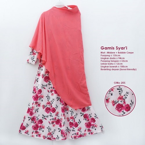 GWe-205 Gamis Annisa Syar'i