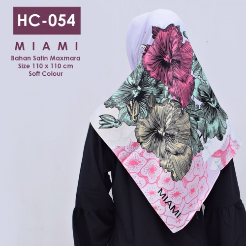 HC-054 Hijab Square Satin Maxmar