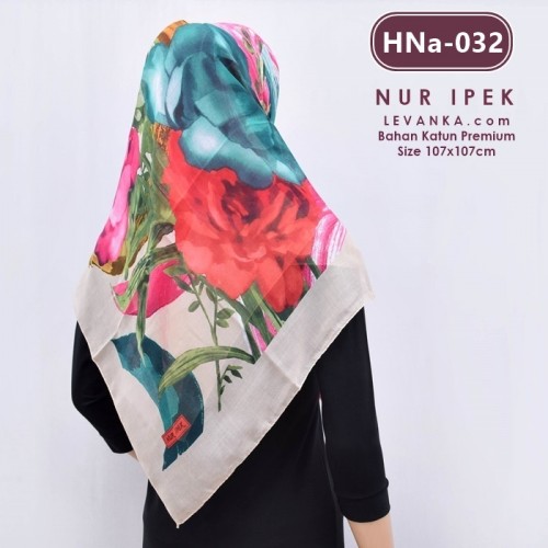 HNa-032 HIJAB SQUARE COTTON by NUR IPEK