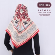HNb-006 Hijab Square Velvet by Fatwan