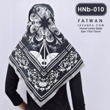 HNb-010 Hijab Square Velvet by Fatwan
